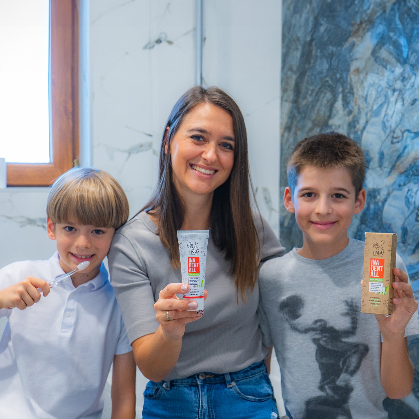 Kupite 3 paste za zube Ina Dent-All i dobijte 1 vodicu rujevine za ispiranje usta besplatno