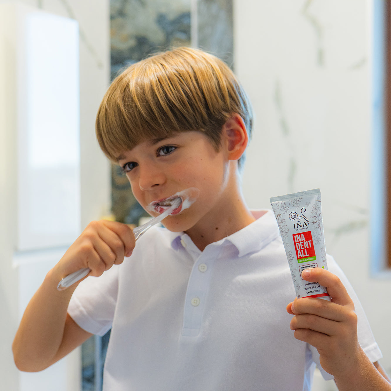 Kupite 3 paste za zube Ina Dent-All i dobijte 1 vodicu rujevine za ispiranje usta besplatno