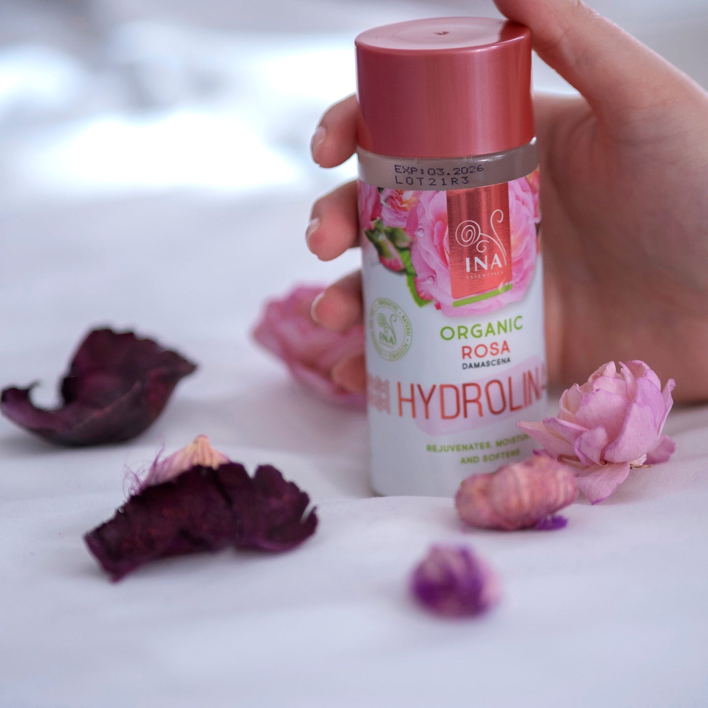 Organski hidrolat ruže - Hydrolina za SUHU KOŽU (150ml)