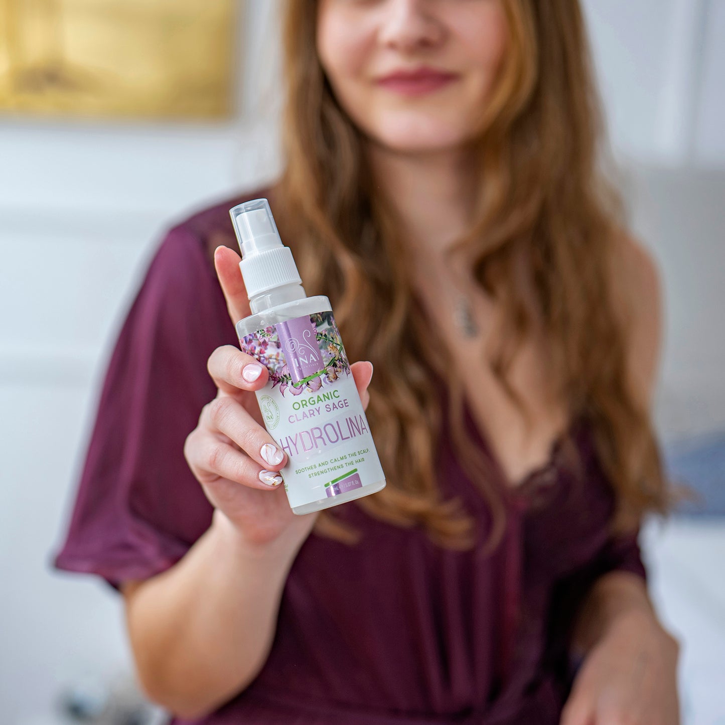 Organski hidrolat muškatne kadulje - Hydrolina protiv PERUTI (150ml)