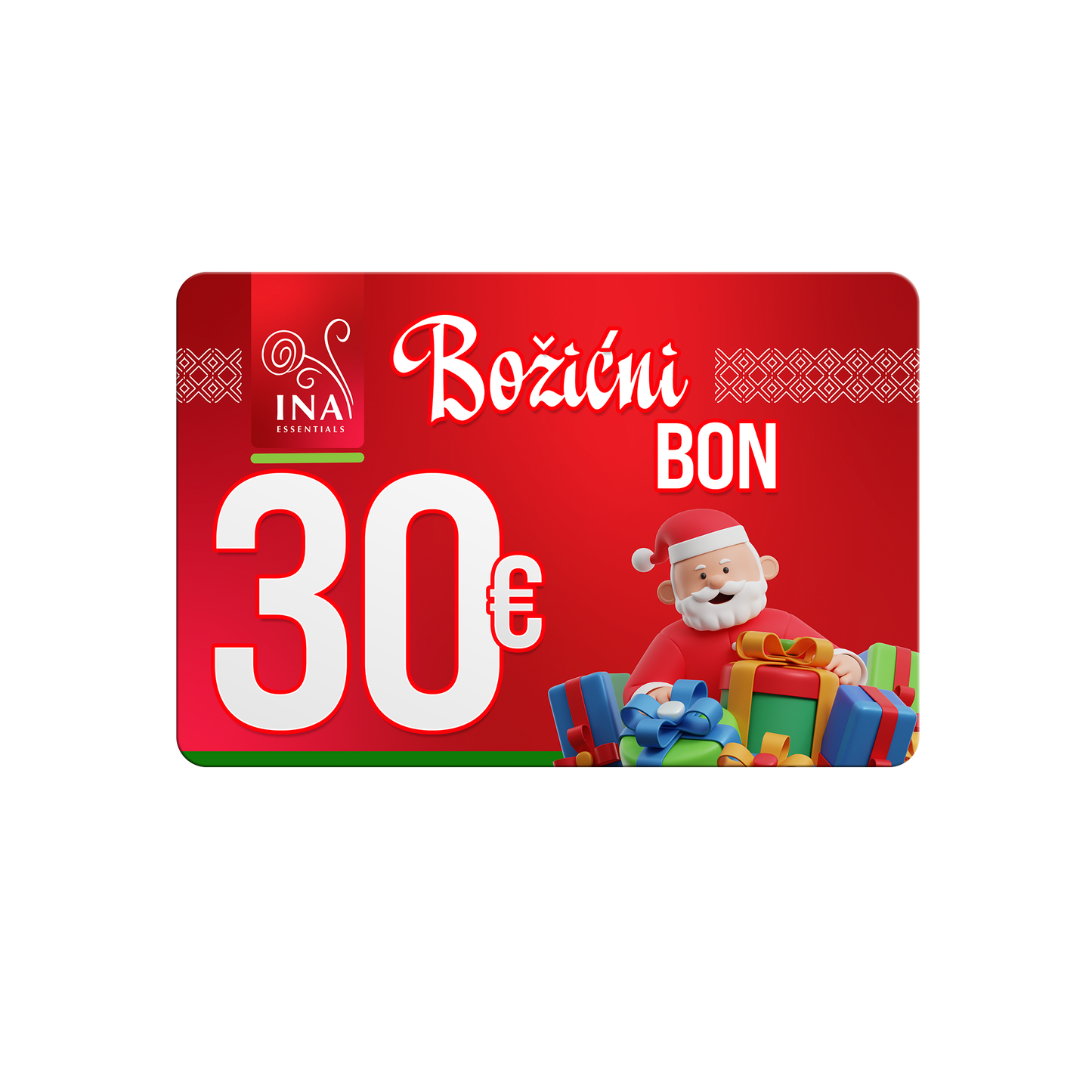 Kupite božićni bon u vrijednosti od 30 €, platite 25 € - Digitalni bon