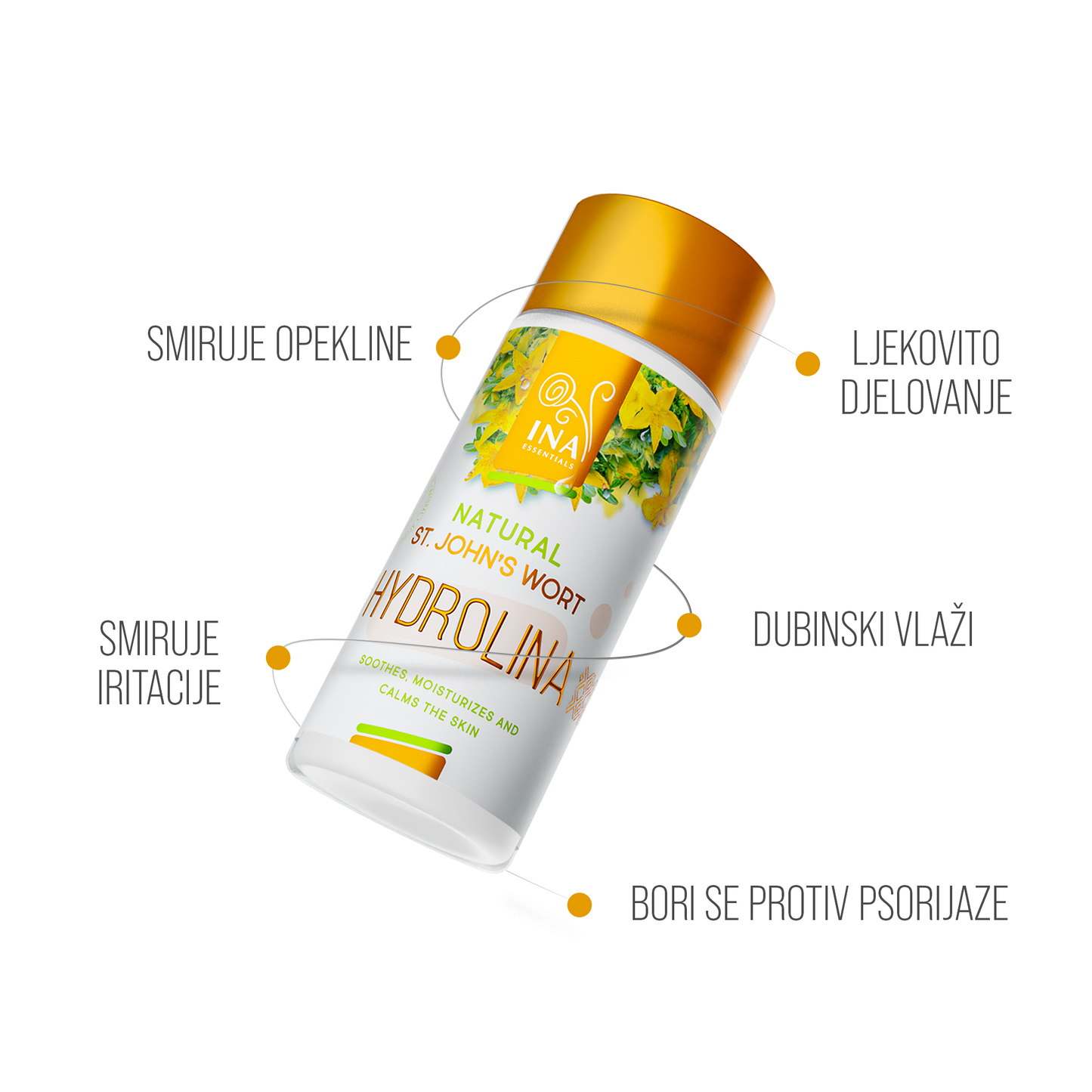 Organski Hidrolat - Hydrolina Gospine trave (150ml)
