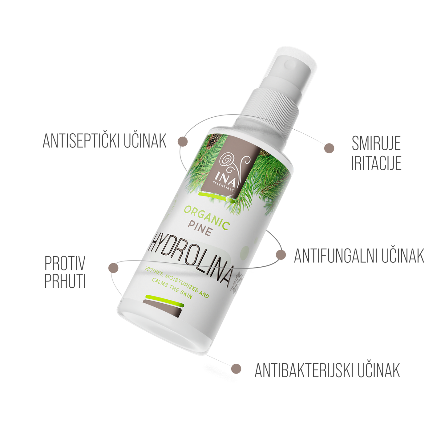 Organski hidrolat - Hydrolina bijelog bora (150ml, sprej)