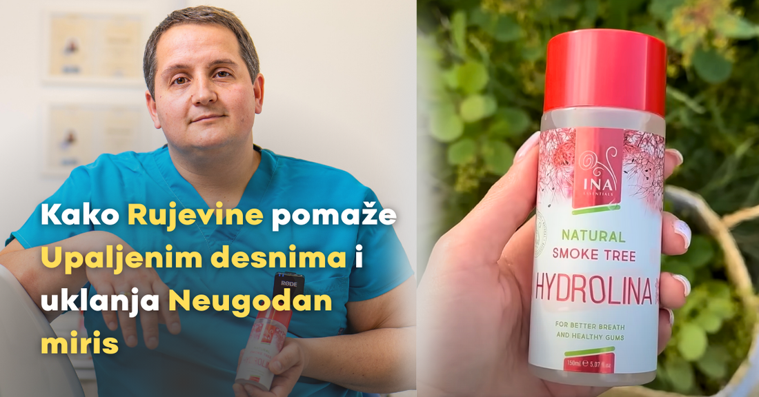 Kako se riješiti krvarećih desni i lošeg zadaha uz Vodu od rujevine - Hydrolina?