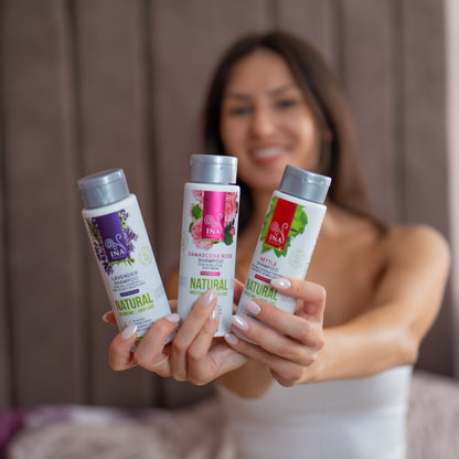 Prirodni šampon od lavande protiv peruti za masnu kosu (200 ml) - organskim uljem lavande
