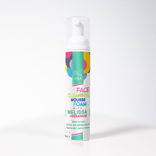 Prirodna pjena za čišćenje lica s matičnjakom i geranijem - za svaki tip kože