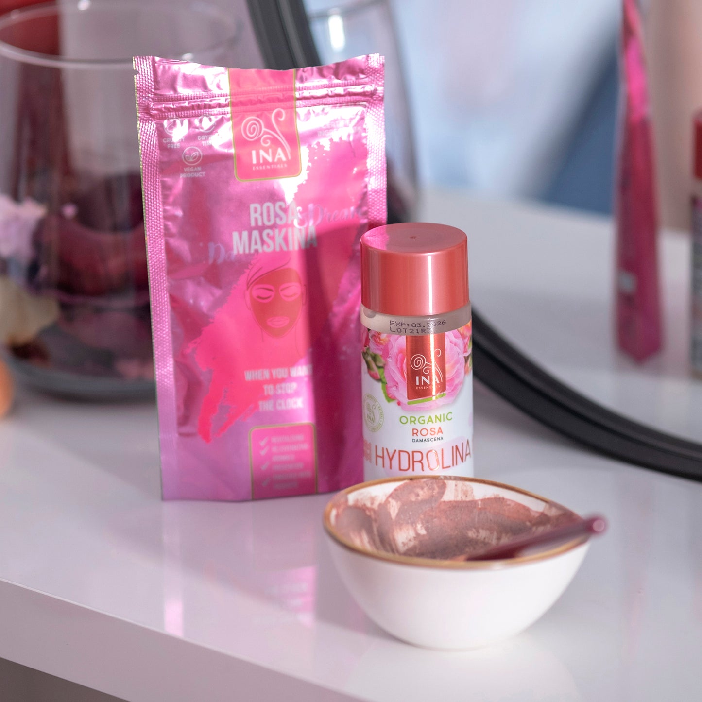 Maskina Ruža - za NORMALNU do ZRELU kožu (60g)