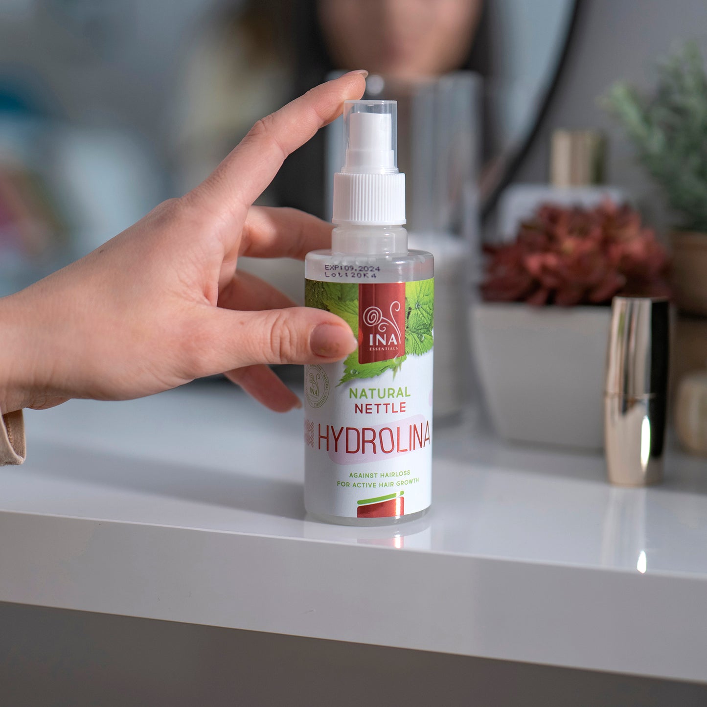 Organski hidrolat  - Hydrolina divlje koprive - protiv OPADANJA I MASNE KOSE (150ml)