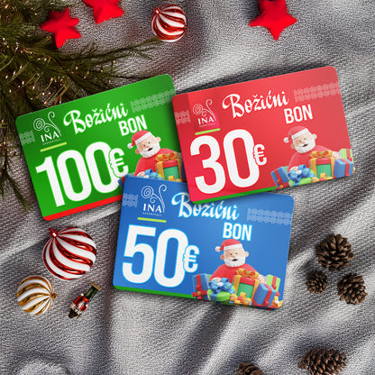 Kupite božićni bon u vrijednosti od 30 €, platite 25 € - Digitalni bon