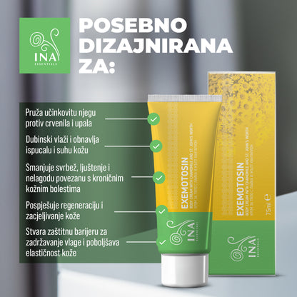 + Dar Krema za psorijazu, ekceme i nadraženu kožu - s gospinom travom, kamilicom i propolisom