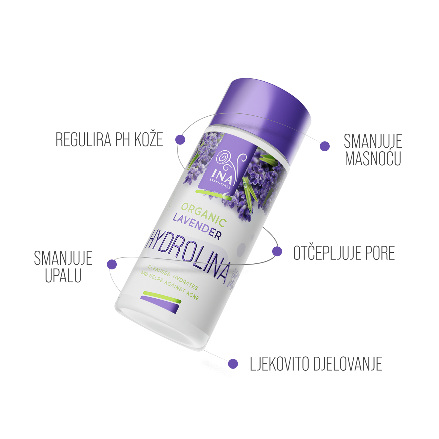 Organski hidrolat lavande - Hydrolina (150ml)