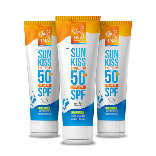 Obiteljski paket za zaštitu od sunca - 2+1 Prirodna krema za sunčanje za lice i tijelo SPF 50+ s organskom bijelom jelom