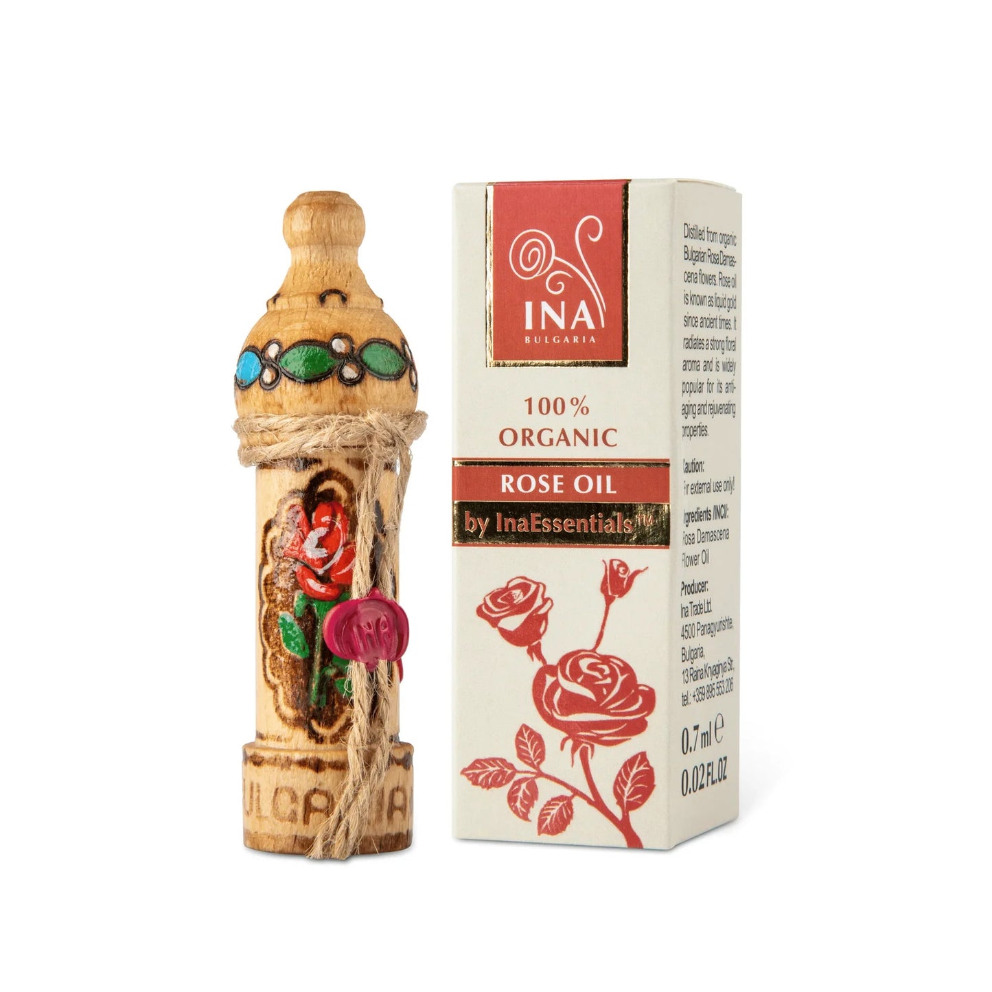 100% Organsko ulje ruže - 0.8ml