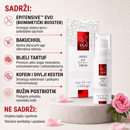 Premium Krema za Područje Oko Očiju Protiv Starenja s Ružom - Rose Eye Lift