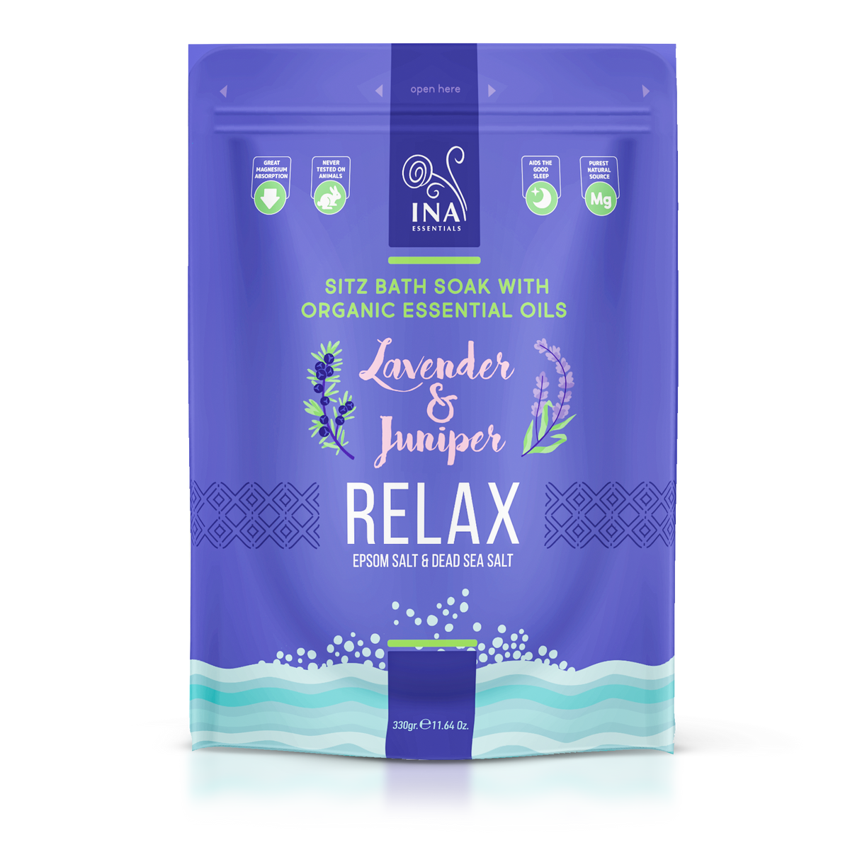 Relax – Sol za kupku s lavandom i borovicom za opuštanje i ublažavanje stresa